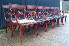 12 antique dining chairs carver 21½w 22d 34h single 18½w 20d 34h 18hs 7.JPG